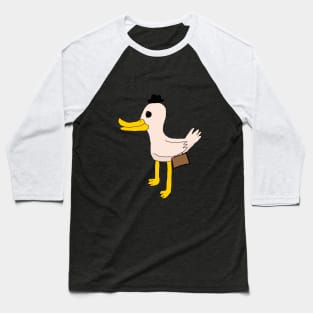 A duck with a Brief Case Baseball T-Shirt